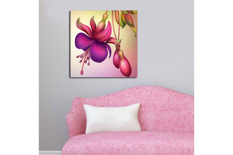 Canvastavla Flerfärgad - 45x45 cm - Inredning - Tavlor & konst - Canvastavlor