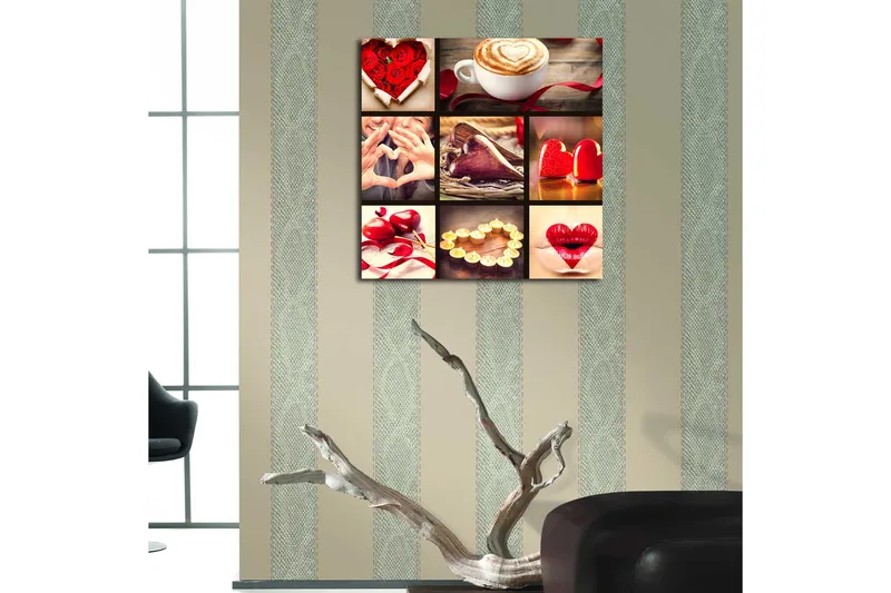 Canvastavla Flerfärgad - 45x45 cm - Inredning - Tavlor & konst - Canvastavlor