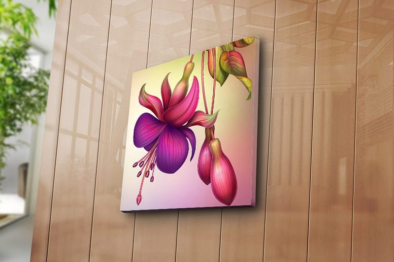 Canvastavla Flerfärgad - 45x45 cm - Inredning - Tavlor & konst - Canvastavlor