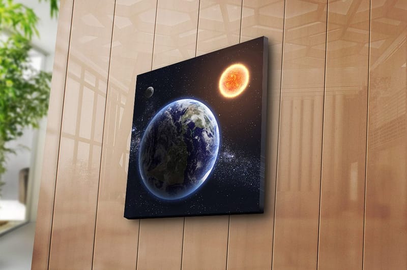 Canvastavla Flerfärgad - 45x45 cm - Inredning - Tavlor & konst - Canvastavlor