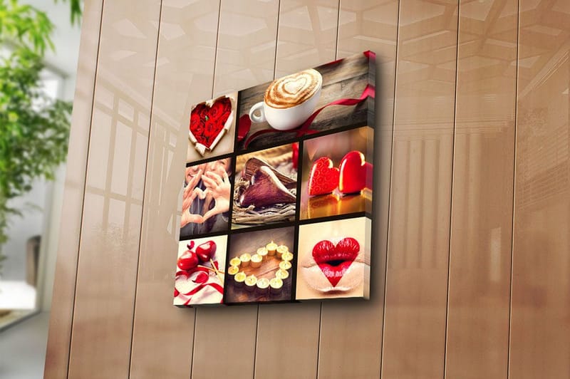 Canvastavla Flerfärgad - 45x45 cm - Inredning - Tavlor & konst - Canvastavlor