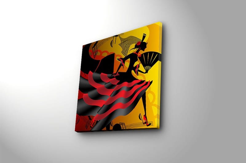 Canvastavla Flerfärgad - 45x45 cm - Inredning - Tavlor & konst - Canvastavlor