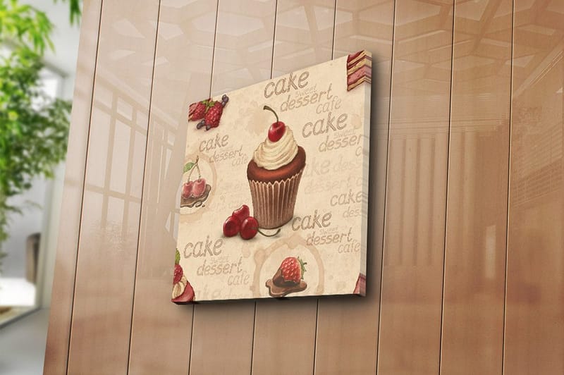 Canvastavla Flerfärgad - 45x45 cm - Inredning - Tavlor & konst - Canvastavlor