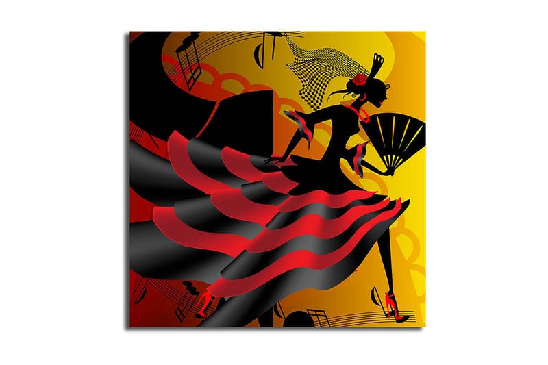 Canvastavla Flerfärgad - 45x45 cm - Inredning - Tavlor & konst - Canvastavlor