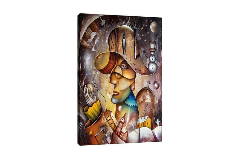 Canvastavla Flerfärgad - 50x70 cm - Inredning - Tavlor & konst - Canvastavlor