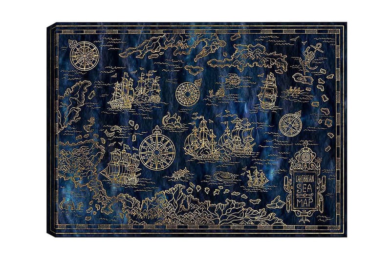Canvastavla Flerfärgad - 50x70 cm - Inredning - Tavlor & konst - Canvastavlor