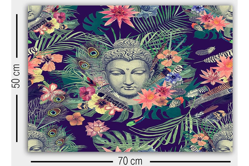 Canvastavla Flerfärgad - 50x70 cm - Inredning - Tavlor & konst - Canvastavlor