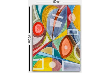Canvastavla Flerfärgad - 50x70 cm - Inredning - Tavlor & konst - Canvastavlor
