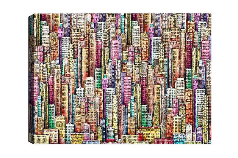 Canvastavla Flerfärgad - 50x70 cm - Inredning - Tavlor & konst - Canvastavlor