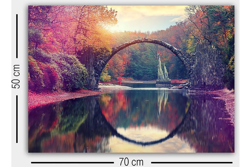 Canvastavla Flerfärgad - 50x70 cm - Inredning - Tavlor & konst - Canvastavlor