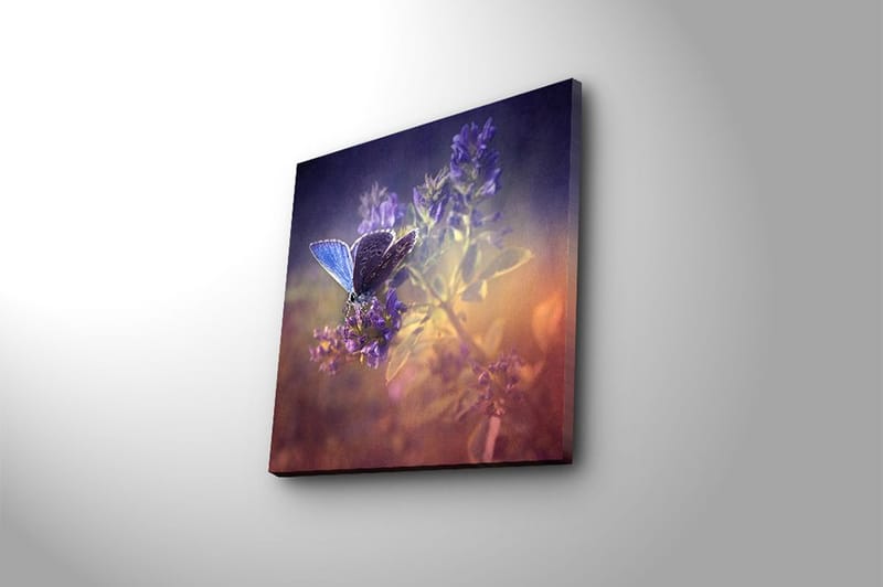 Canvastavla Floral Flerfärgad - 45x45 cm - Inredning - Tavlor & konst - Canvastavlor