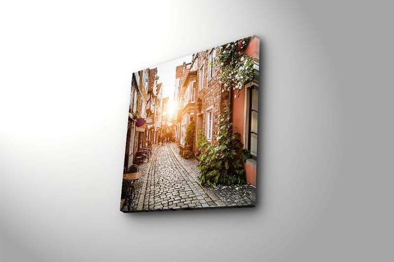 Canvastavla Floral Flerfärgad - 45x45 cm - Inredning - Tavlor & konst - Canvastavlor