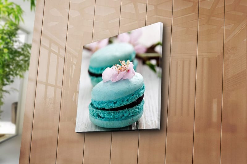 Canvastavla Floral Flerfärgad - 45x45 cm - Inredning - Tavlor & konst - Canvastavlor