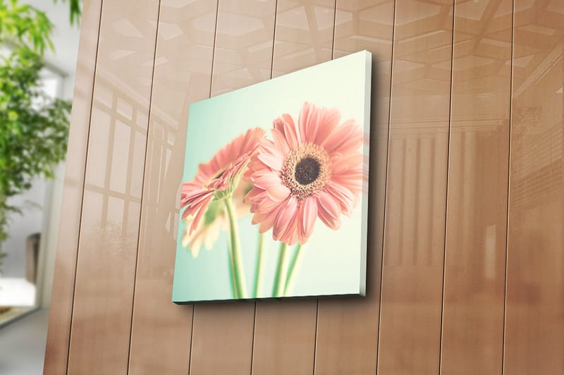 Canvastavla Floral Flerfärgad - 45x45 cm - Inredning - Tavlor & konst - Canvastavlor