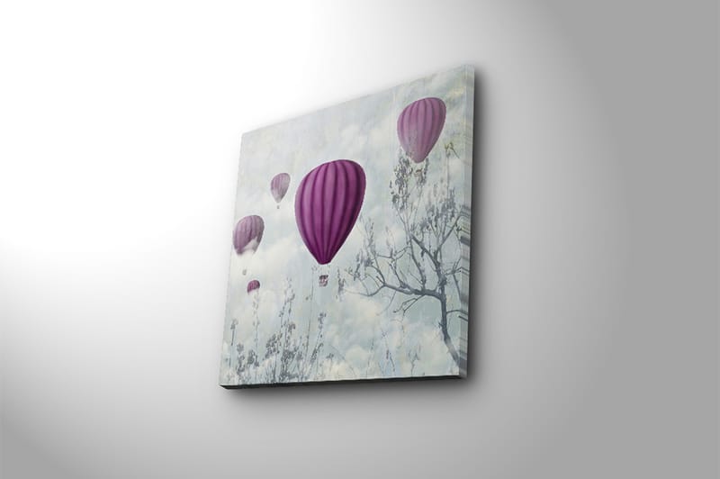 Canvastavla Floral Flerfärgad - 45x45 cm - Inredning - Tavlor & konst - Canvastavlor