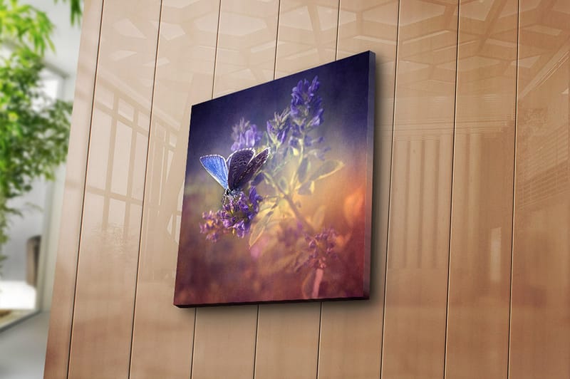 Canvastavla Floral Flerfärgad - 45x45 cm - Inredning - Tavlor & konst - Canvastavlor