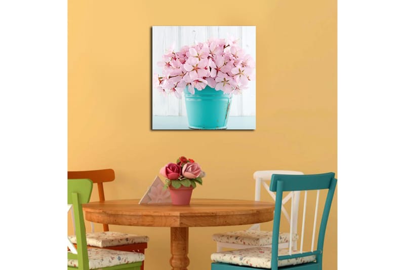 Canvastavla Floral Flerfärgad - 45x45 cm - Inredning - Tavlor & konst - Canvastavlor