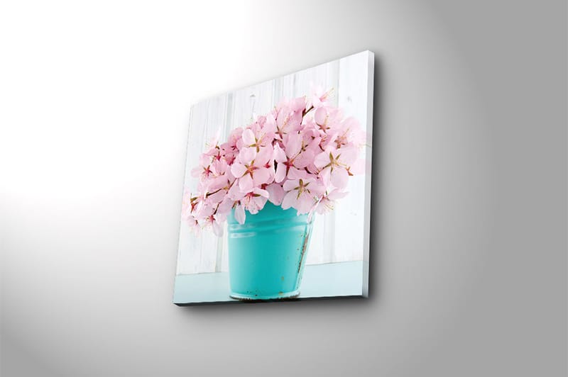 Canvastavla Floral Flerfärgad - 45x45 cm - Inredning - Tavlor & konst - Canvastavlor