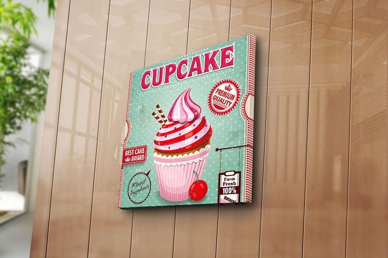 Canvastavla Floral Flerfärgad - 45x45 cm - Inredning - Tavlor & konst - Canvastavlor