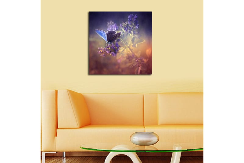 Canvastavla Floral Flerfärgad - 45x45 cm - Inredning - Tavlor & konst - Canvastavlor