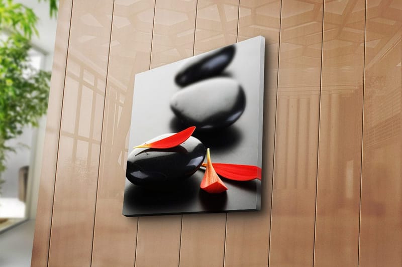 Canvastavla Floral Flerfärgad - 45x45 cm - Inredning - Tavlor & konst - Canvastavlor