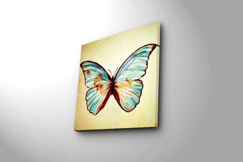 Canvastavla Floral Flerfärgad - 45x45 cm - Inredning - Tavlor & konst - Canvastavlor