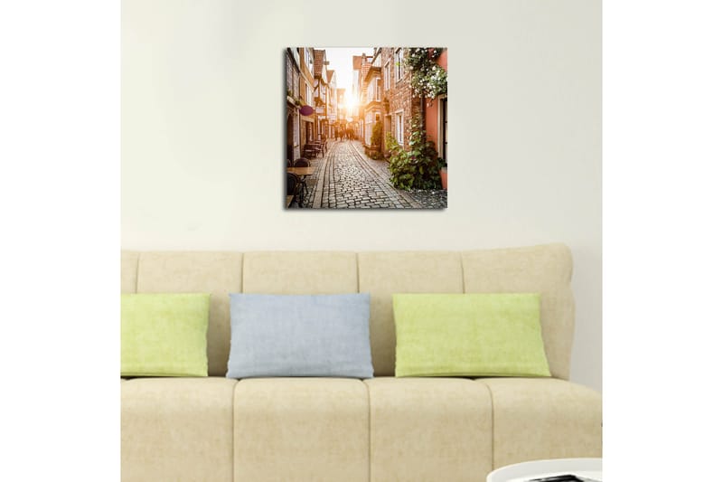 Canvastavla Floral Flerfärgad - 45x45 cm - Inredning - Tavlor & konst - Canvastavlor