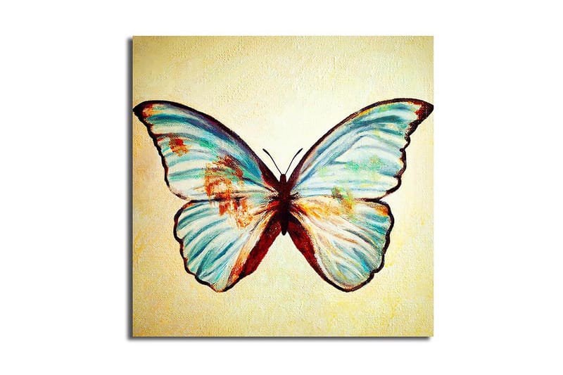 Canvastavla Floral Flerfärgad - 45x45 cm - Inredning - Tavlor & konst - Canvastavlor