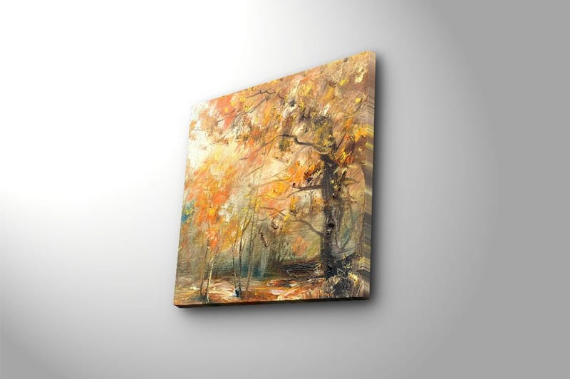 Canvastavla Floral Flerfärgad - 45x45 cm - Inredning - Tavlor & konst - Canvastavlor