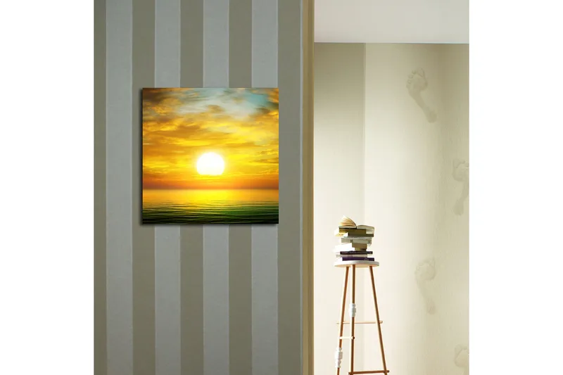 Canvastavla Floral Flerfärgad - 45x45 cm - Inredning - Tavlor & konst - Canvastavlor