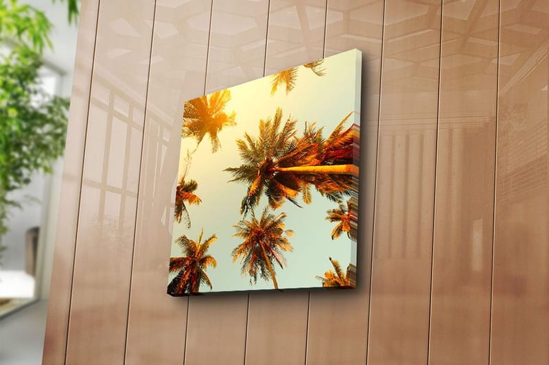 Canvastavla Floral Flerfärgad - 45x45 cm - Inredning - Tavlor & konst - Canvastavlor