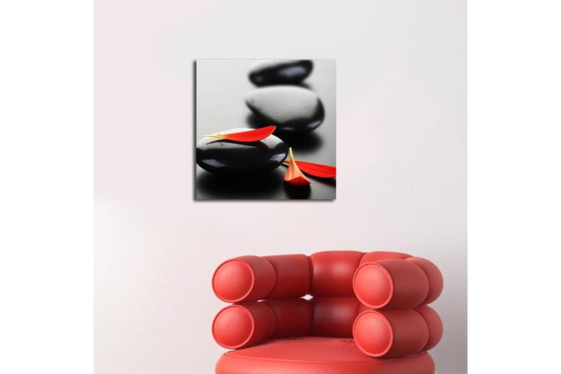 Canvastavla Floral Flerfärgad - 45x45 cm - Inredning - Tavlor & konst - Canvastavlor