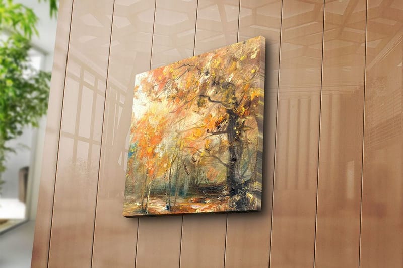 Canvastavla Floral Flerfärgad - 45x45 cm - Inredning - Tavlor & konst - Canvastavlor