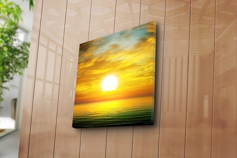 Canvastavla Floral Flerfärgad - 45x45 cm - Inredning - Tavlor & konst - Canvastavlor