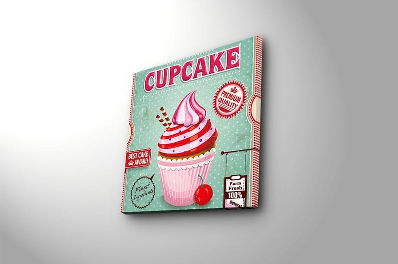 Canvastavla Floral Flerfärgad - 45x45 cm - Inredning - Tavlor & konst - Canvastavlor