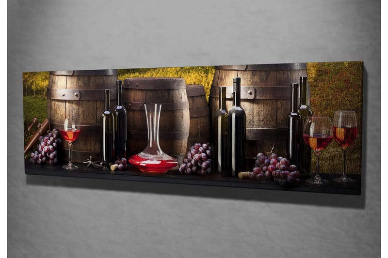 Canvastavla Franskt vintema - Svart - Inredning - Tavlor & konst - Canvastavlor