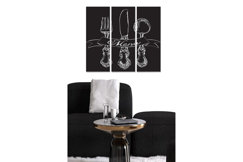 Canvastavla Kitchen 3-pack Flerfärgad - 20x50 cm - Inredning - Tavlor & konst - Canvastavlor