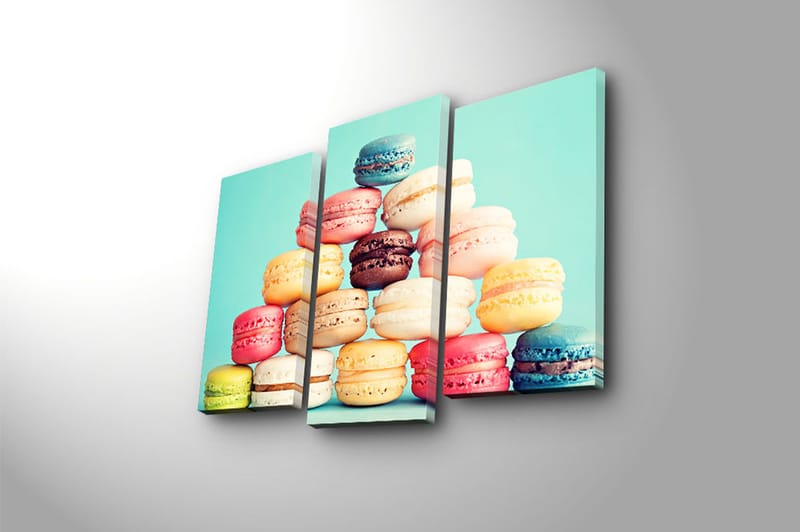 Canvastavla Kitchen 3-pack Flerfärgad - 20x39 cm - Inredning - Tavlor & konst - Canvastavlor