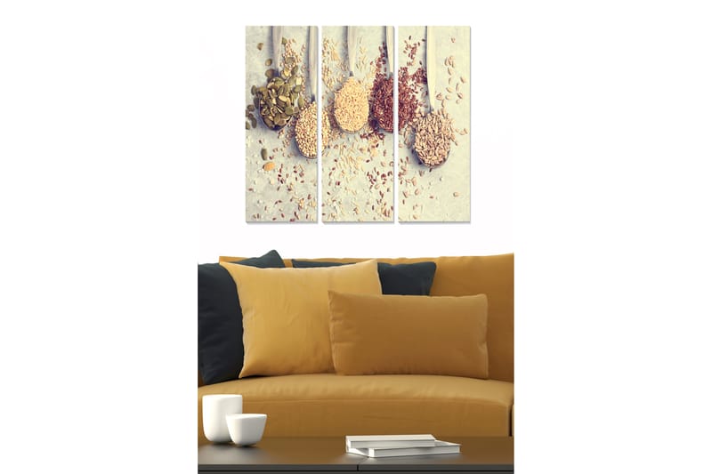 Canvastavla Kitchen 3-pack Flerfärgad - 20x50 cm - Inredning - Tavlor & konst - Canvastavlor