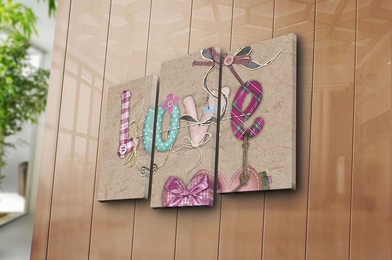 Canvastavla Kitchen 3-pack Flerfärgad - 20x39 cm - Inredning - Tavlor & konst - Canvastavlor