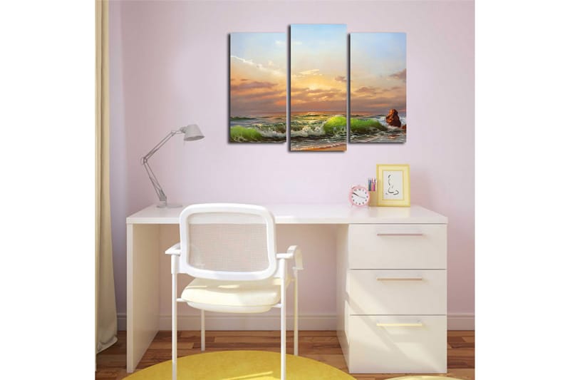 Canvastavla Kitchen 3-pack Flerfärgad - 20x39 cm - Inredning - Tavlor & konst - Canvastavlor