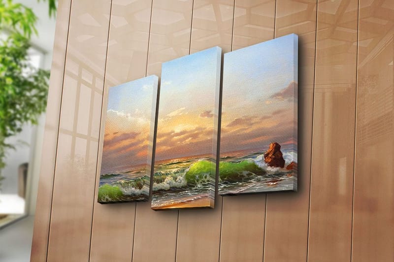 Canvastavla Kitchen 3-pack Flerfärgad - 20x39 cm - Inredning - Tavlor & konst - Canvastavlor