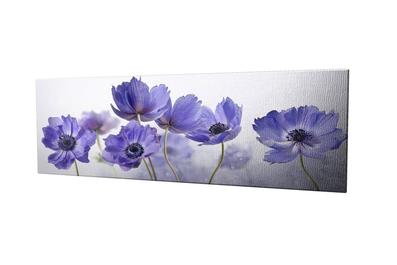 Canvastavla Lila blommor - Lila/Vit - Inredning - Tavlor & konst - Canvastavlor