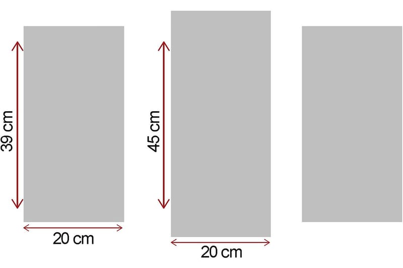 Canvastavla Music 3-pack Flerfärgad - 20x39 cm - Inredning - Tavlor & konst - Canvastavlor
