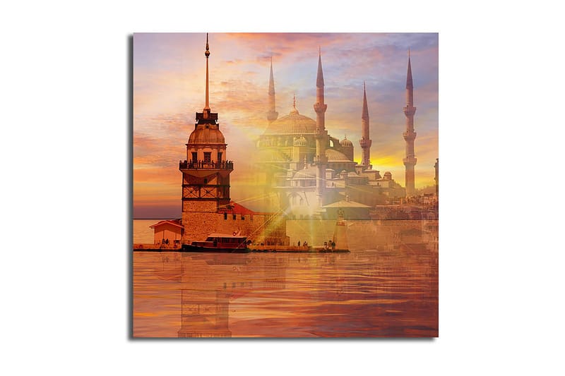 Canvastavla Music Flerfärgad - 45x45 cm - Inredning - Tavlor & konst - Canvastavlor
