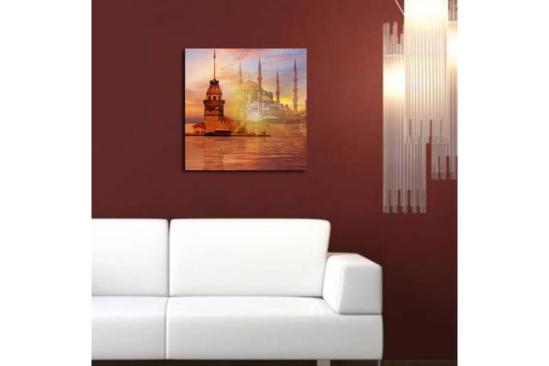 Canvastavla Music Flerfärgad - 45x45 cm - Inredning - Tavlor & konst - Canvastavlor