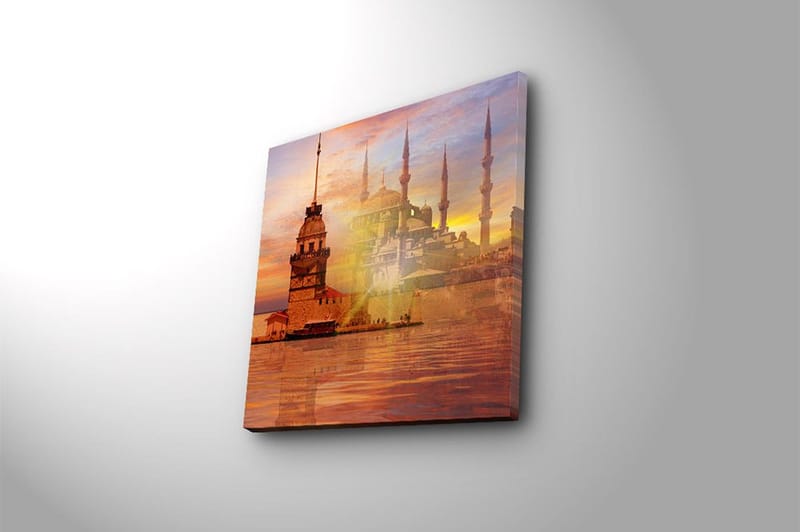 Canvastavla Music Flerfärgad - 45x45 cm - Inredning - Tavlor & konst - Canvastavlor