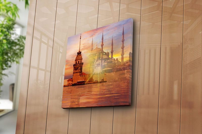 Canvastavla Music Flerfärgad - 45x45 cm - Inredning - Tavlor & konst - Canvastavlor