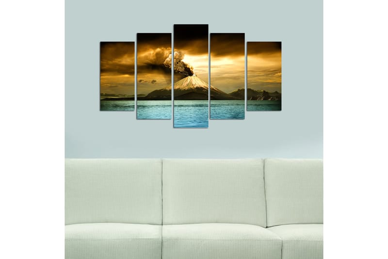 Canvastavla Nature 5-pack Flerfärgad - 20x60 cm - Inredning - Tavlor & konst - Canvastavlor