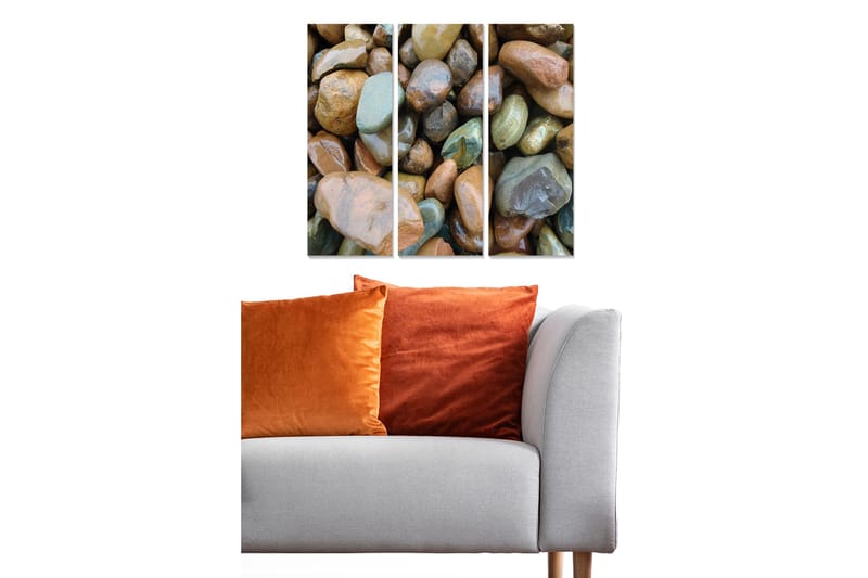 Canvastavla Nautical 3-pack Flerfärgad, 20x50 cm